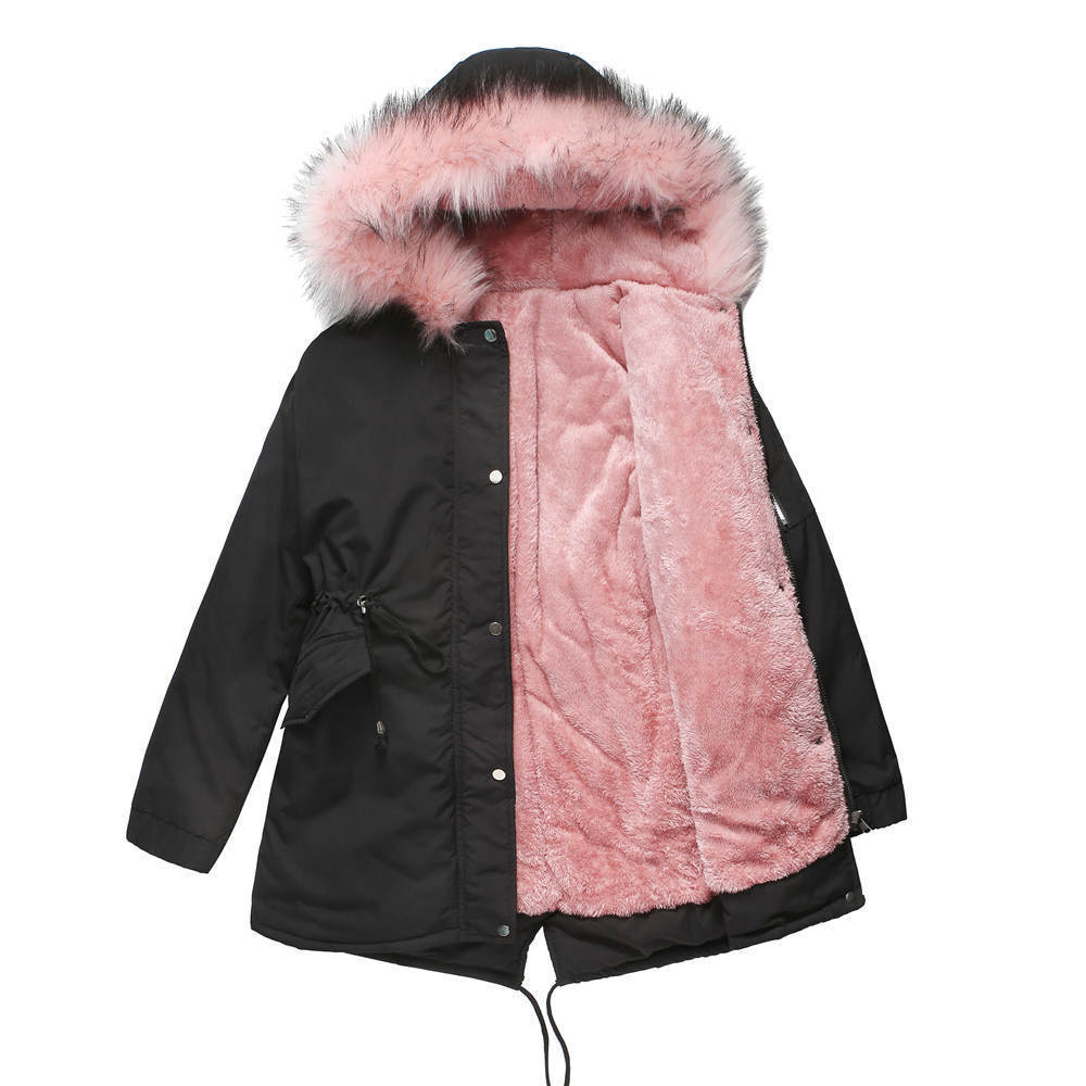 Parka Padded Mid-length Hooded
