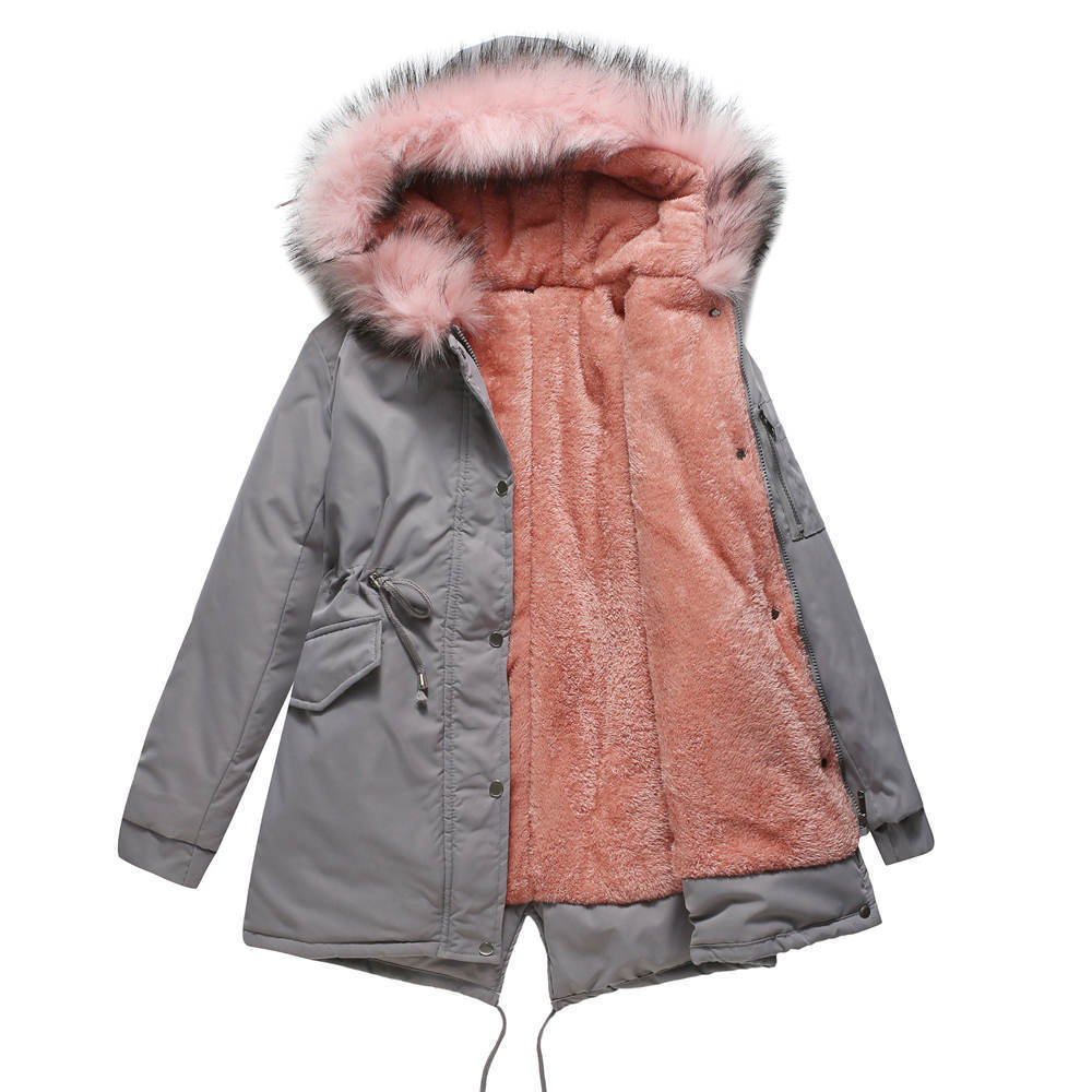 Parka Padded Mid-length Hooded